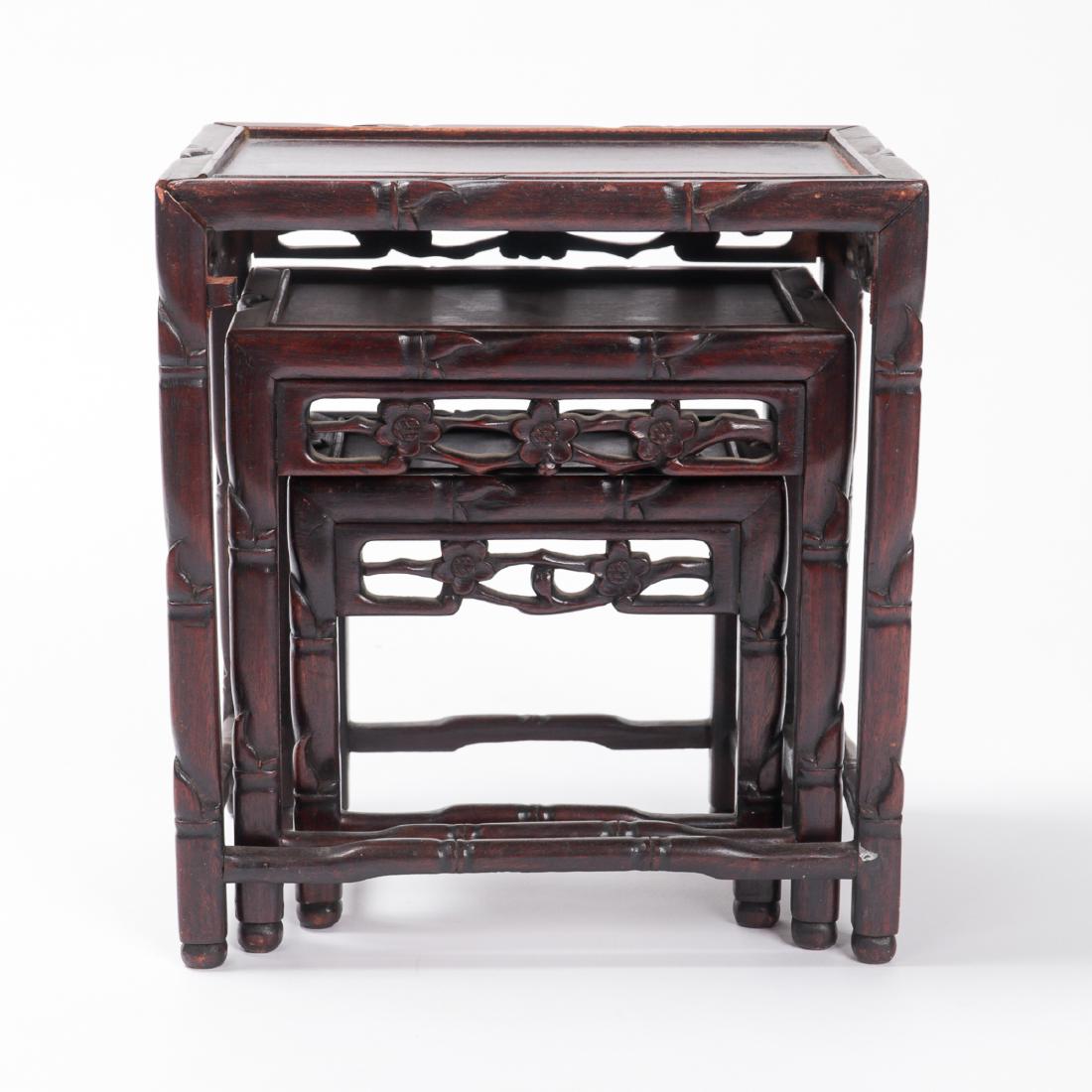 Set of Chinese Hardwood Nesting Tables (1 of 7)