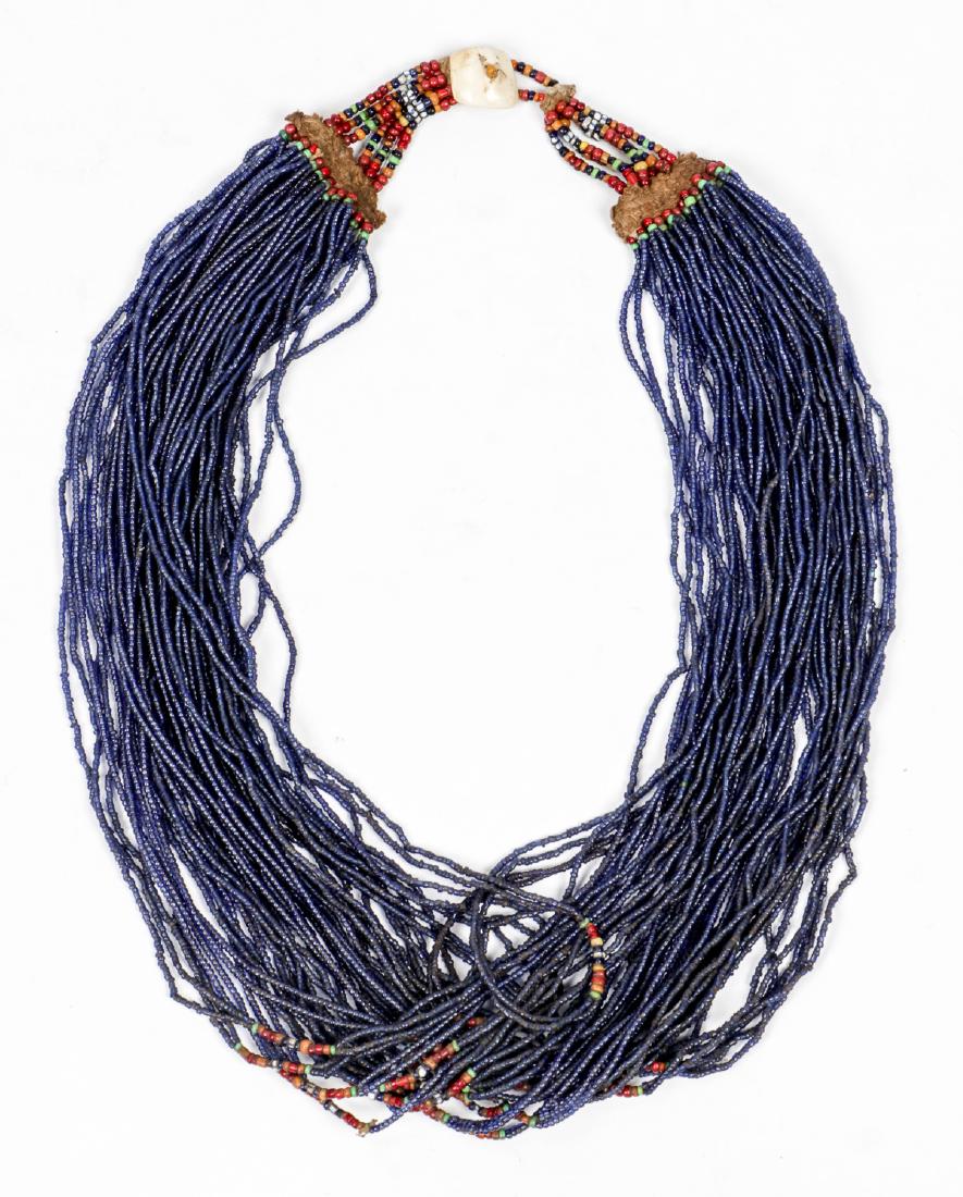 Navy Color "Royal" Naga Necklace (1 of 4)
