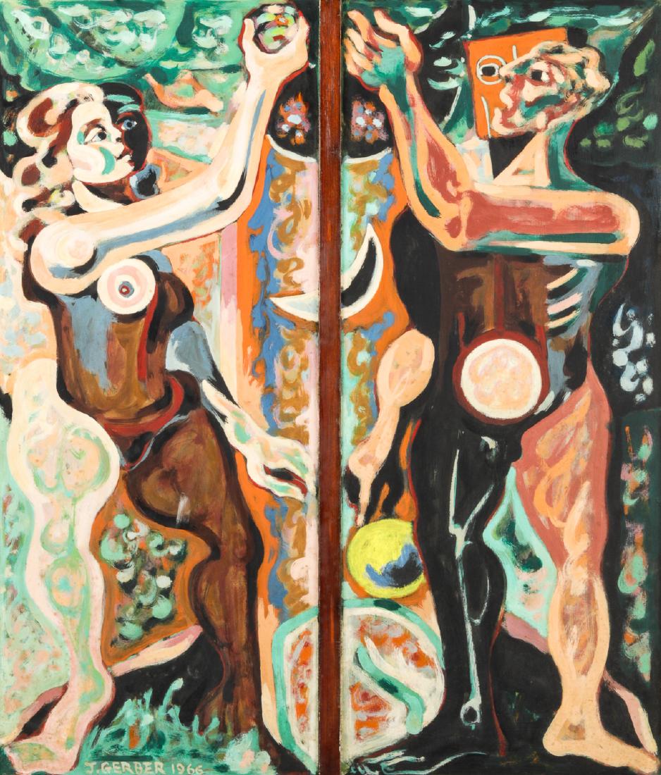 Jack Gerber (b. 1927) Adam and Eve, 1966 (1 of 4)