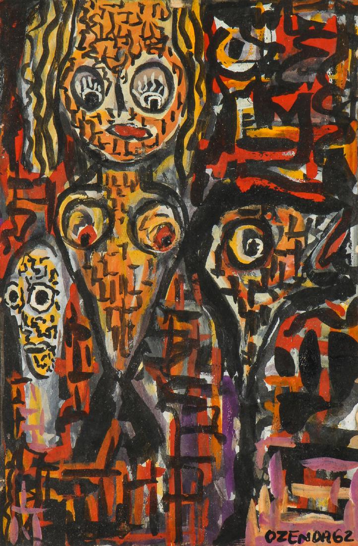 Francois Ozenda (1923-1976) Mixed Media (1 of 4)