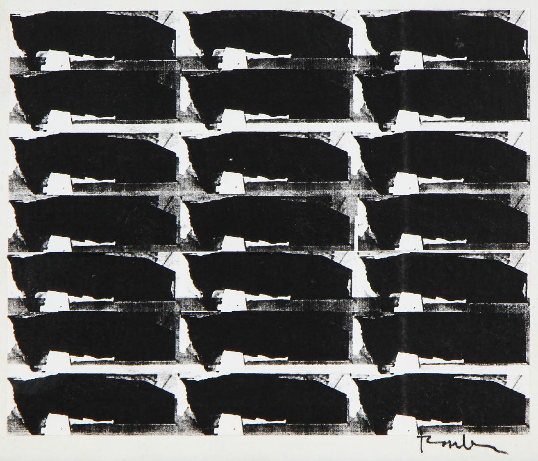 George Dunbar (American, b. 1927) "Black and White (1 of 5)