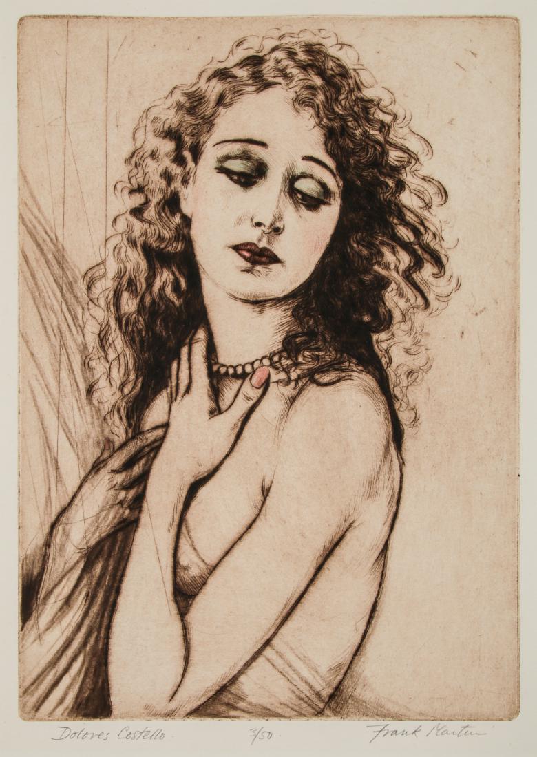 Frank Vernon Martin (1921-2005) "Dolores Costello" (1 of 6)