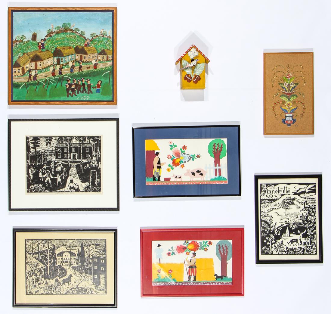 8 Works by Various European Folk Artists (1 of 10)