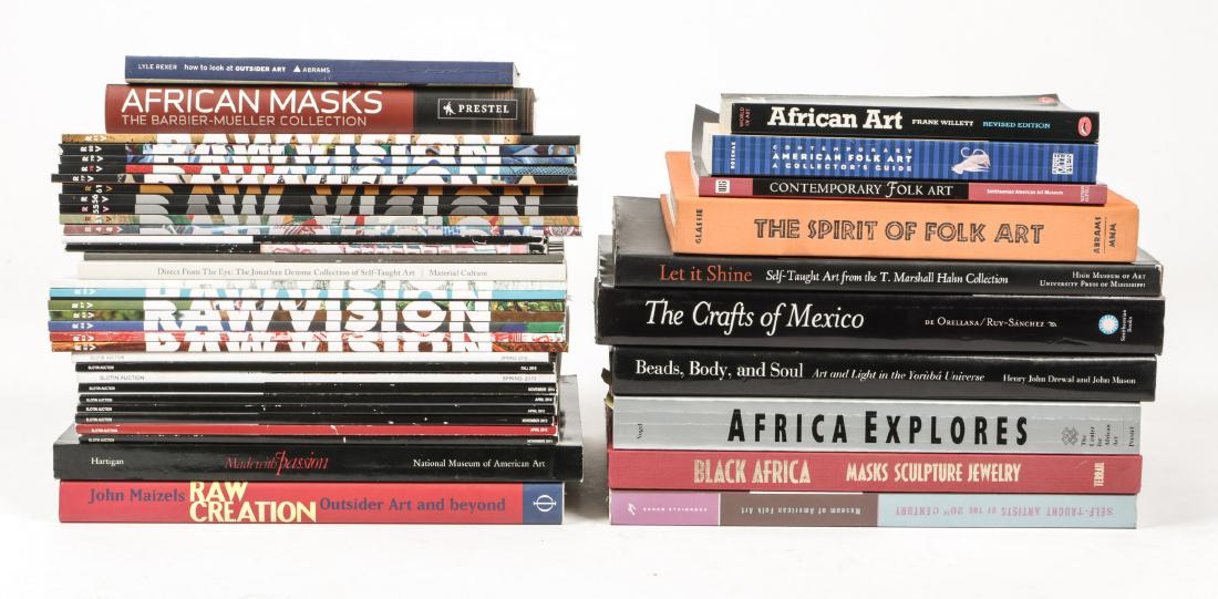 Book Collection: Outsider, Folk Art, African Arts, Raw (1 of 3)