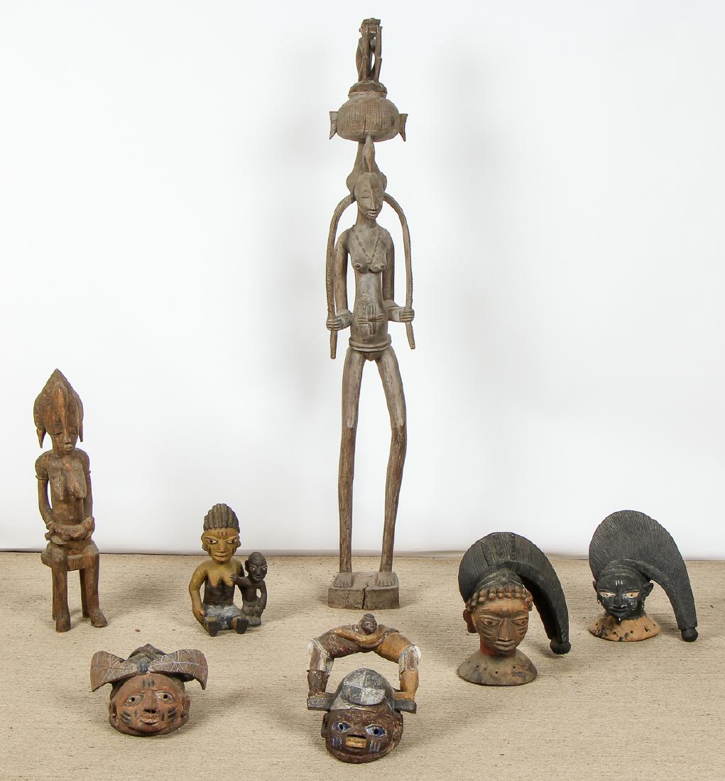 Estate Grouping of Vintage African Tribal (1 of 8)