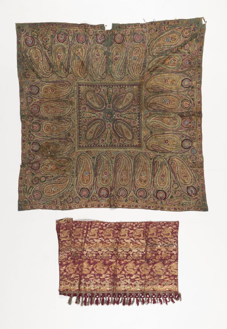 2 Antique Asian & Indian Textiles (1 of 5)