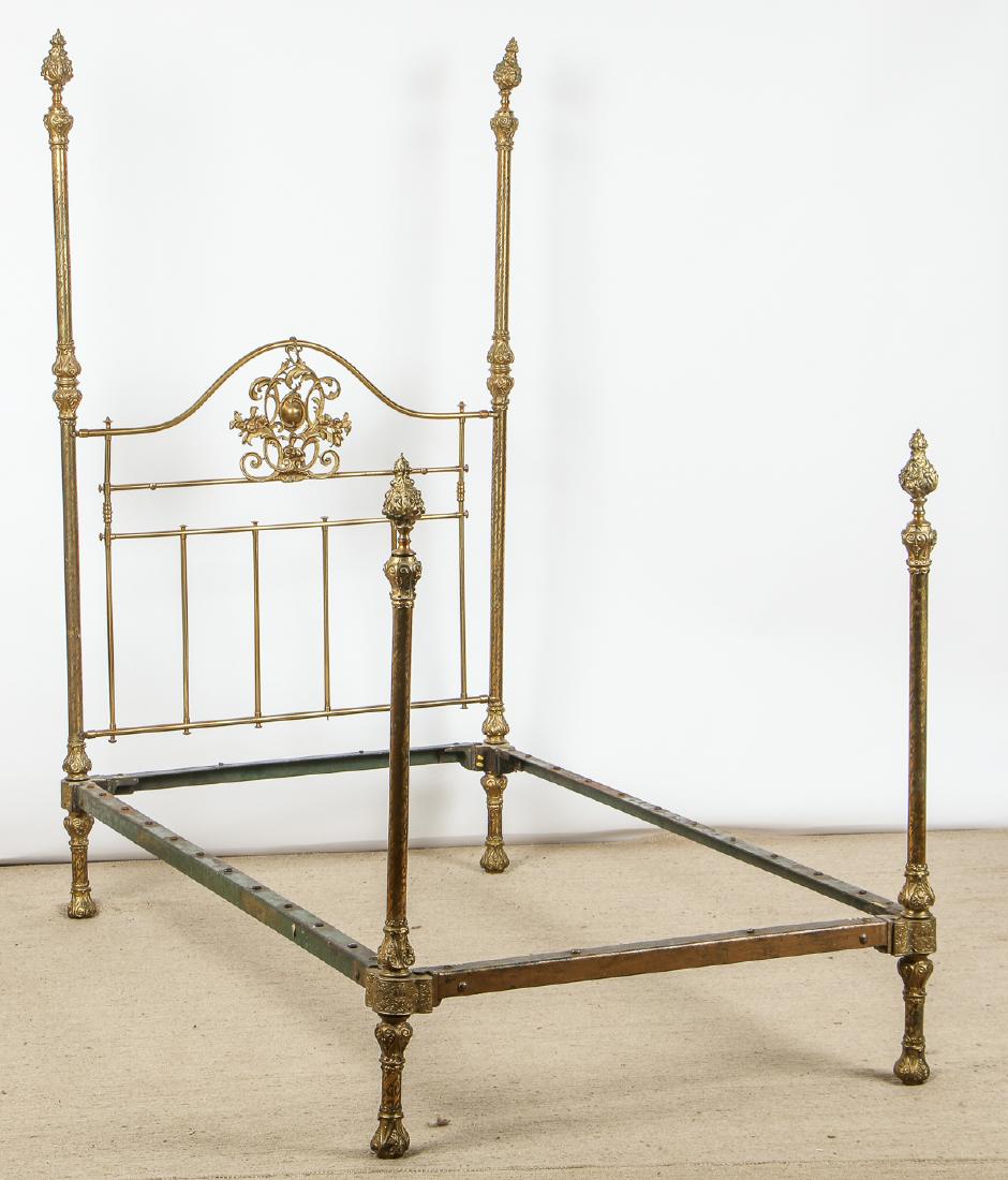 Antique Brass Bed Frame (1 of 4)