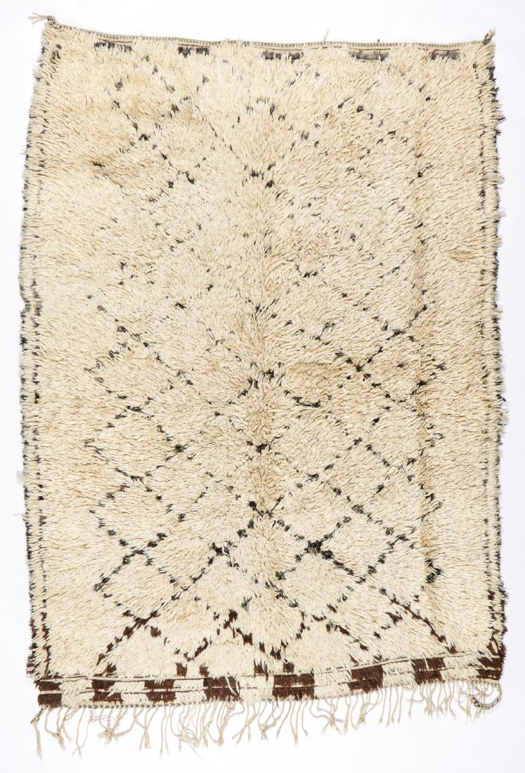Vintage Wool Moroccan Pile Rug: 6'2'' x 9'5'' (1 of 6)