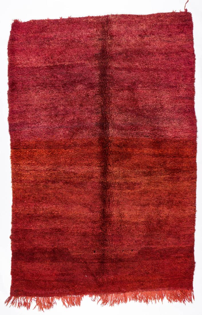 Vintage Wool Moroccan Pile Rug: 6'4'' x 9'2'' (1 of 6)