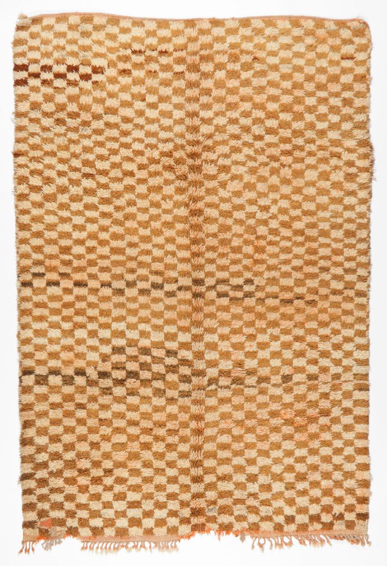 Vintage Moroccan Wool Pile Rug: 6'0'' x 8'11'': Vintage Moroccan Wool Pile Rug: 6'0'' x 8'11'' (183 x 272 cm). 28 lbs. Note on terms for estimating the age of an item: Antique (100+ years). Semi-Antique (50-100 years). Vintage (20-50 years). Modern