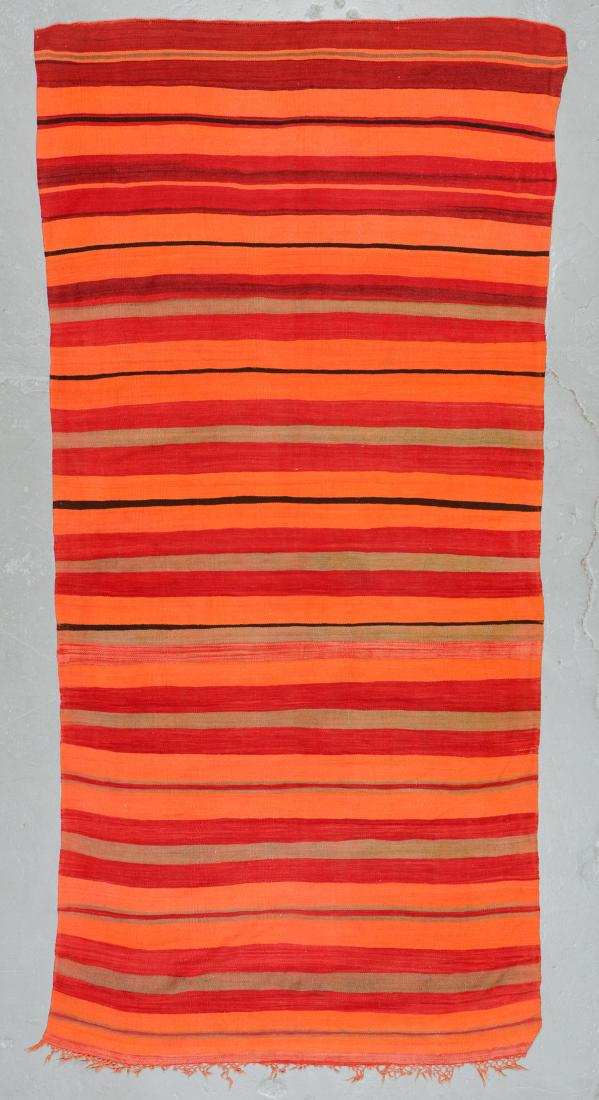Vintage Moroccan Kilim, : 5'5'' x 11'0'': Vintage Moroccan Kilim, : 5'5'' x 11'0'' (165 x 335 cm). 9 lbs. Note on terms for estimating the age of an item: Antique (100+ years). Semi-Antique (50-100 years). Vintage (20-50 years). Modern (up to