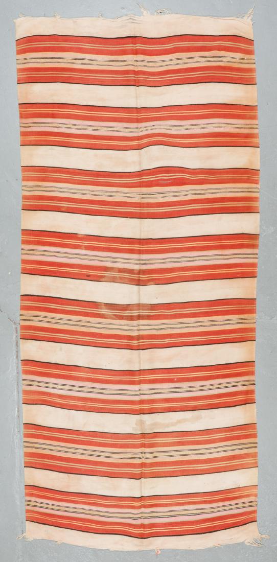 Vintage Moroccan Kilim: 5'2'' x 11'8'': Vintage Moroccan Kilim: 5'2'' x 11'8'' (157 x 356 cm). 12 lbs. Note on terms for estimating the age of an item: Antique (100+ years). Semi-Antique (50-100 years). Vintage (20-50 years). Modern (up to 