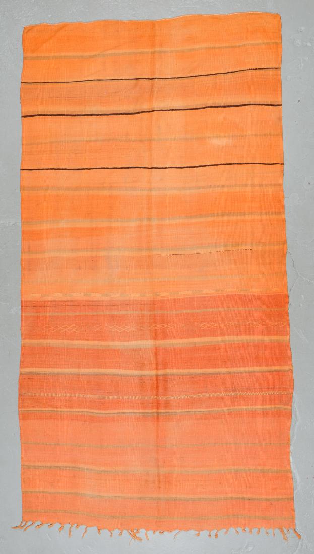 Vintage Moroccan Kilim: 6'0'' x 11'5'': Vintage Moroccan Kilim: 6'0'' x 11'5'' (183 x 348 cm). 13 lbs. Note on terms for estimating the age of an item: Antique (100+ years). Semi-Antique (50-100 years). Vintage (20-50 years). Modern (up to 