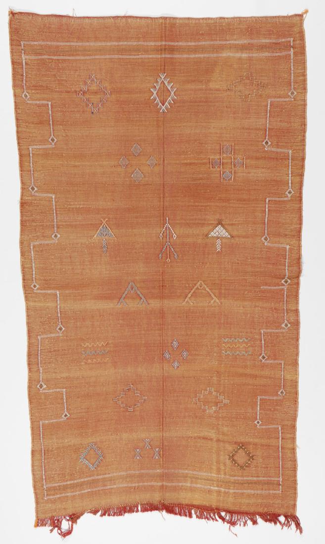 Modern Moroccan Flat Weave Rug: 4'4'' x 7'9'' (1 of 6)