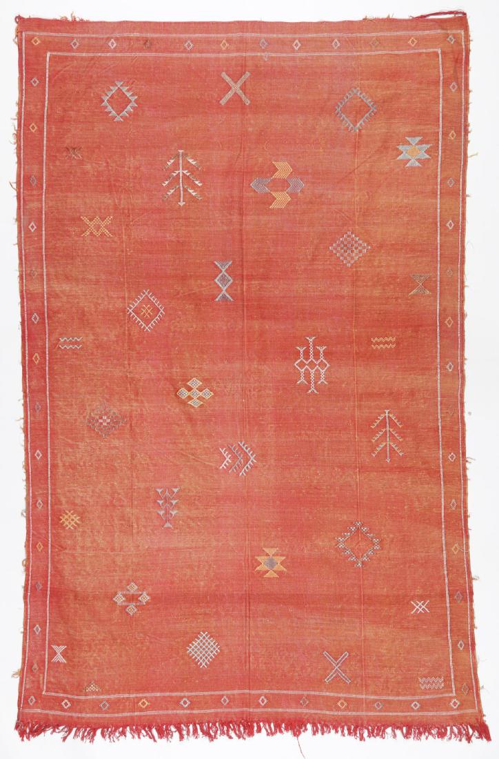 Modern Moroccan Flat Weave Rug: 5'11'' x 9'1'' (1 of 6)