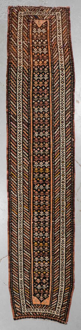 Antique Bidjar Kilim, Persia:  3'5'' x 15'10'' (1 of 6)