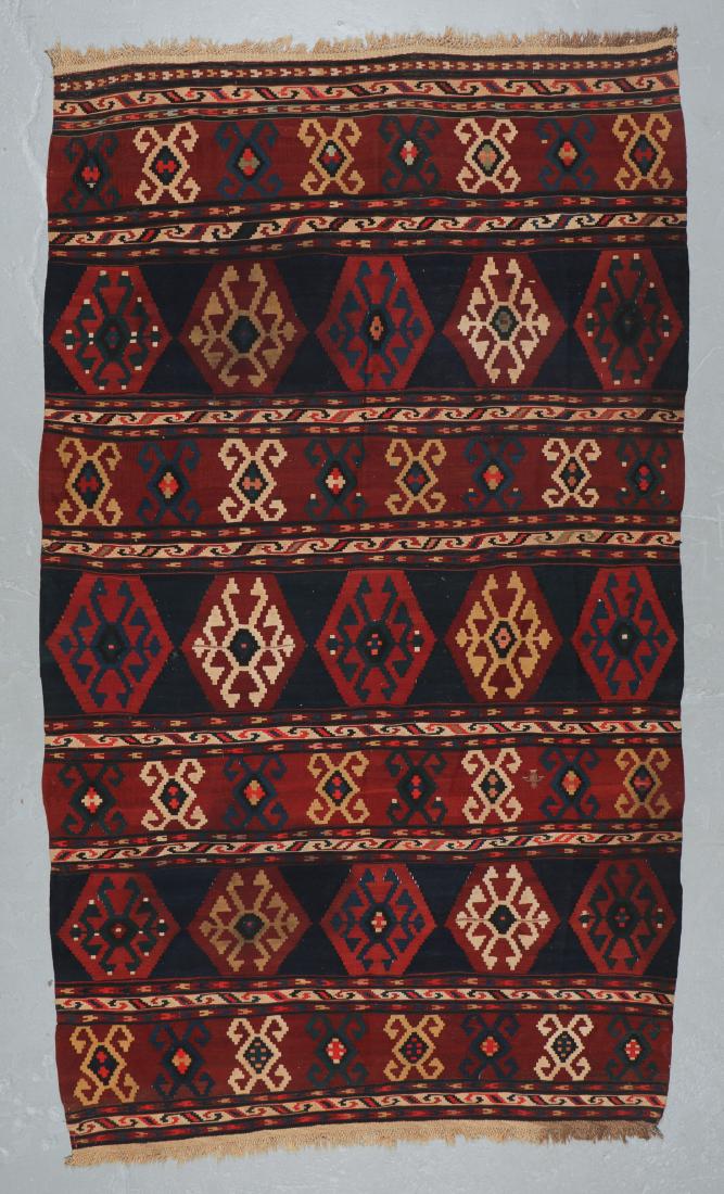 Antique Shahsevan Kilim, Persia: 6'4'' x 10'9'' (1 of 6)