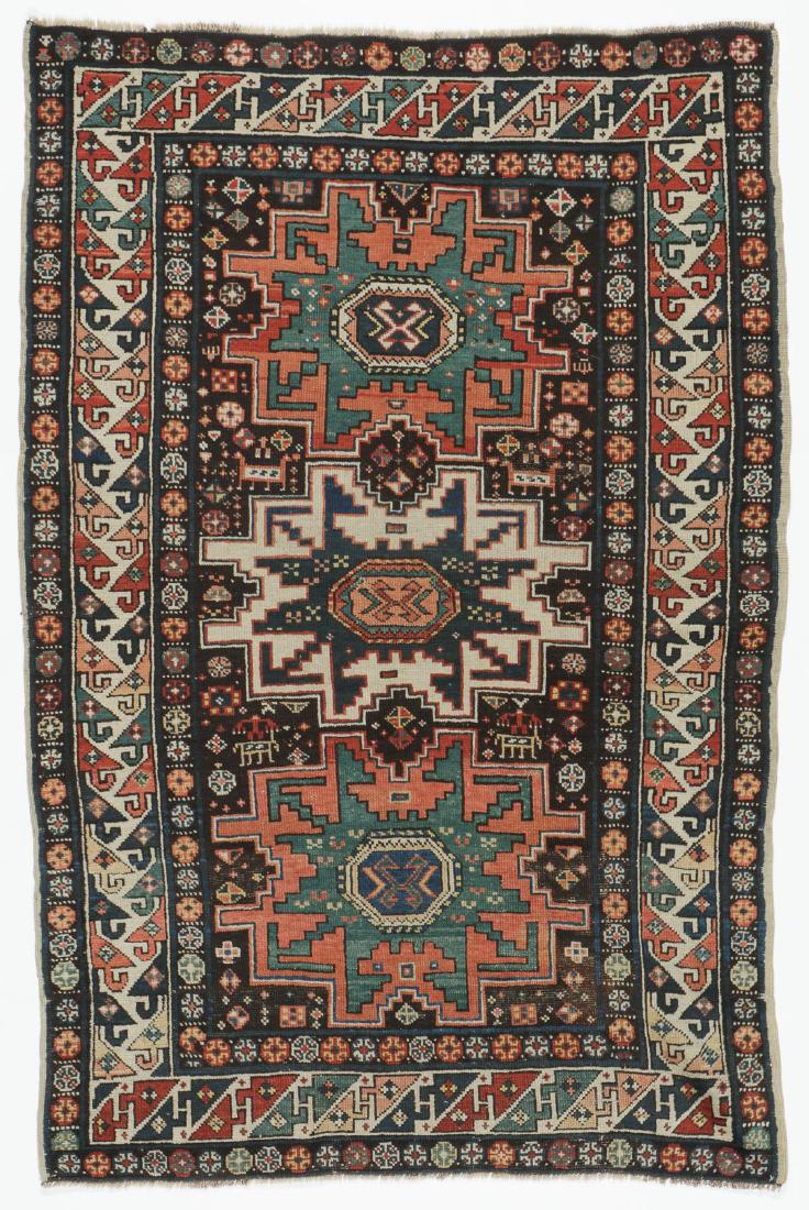 Antique Shirvan Rug, Caucasus: 3'6'' x 5'4'' (1 of 6)