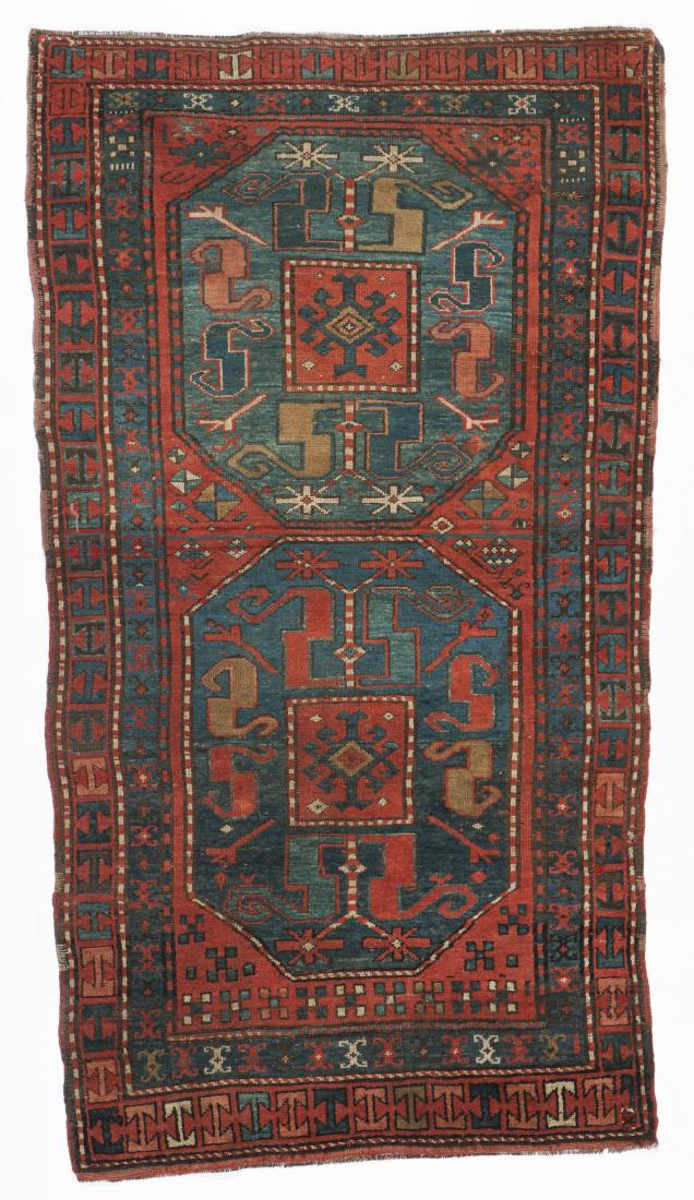 Antique Cloudband Kazak Rug, Caucasus: 3'5'' x 6'1'' (1 of 6)