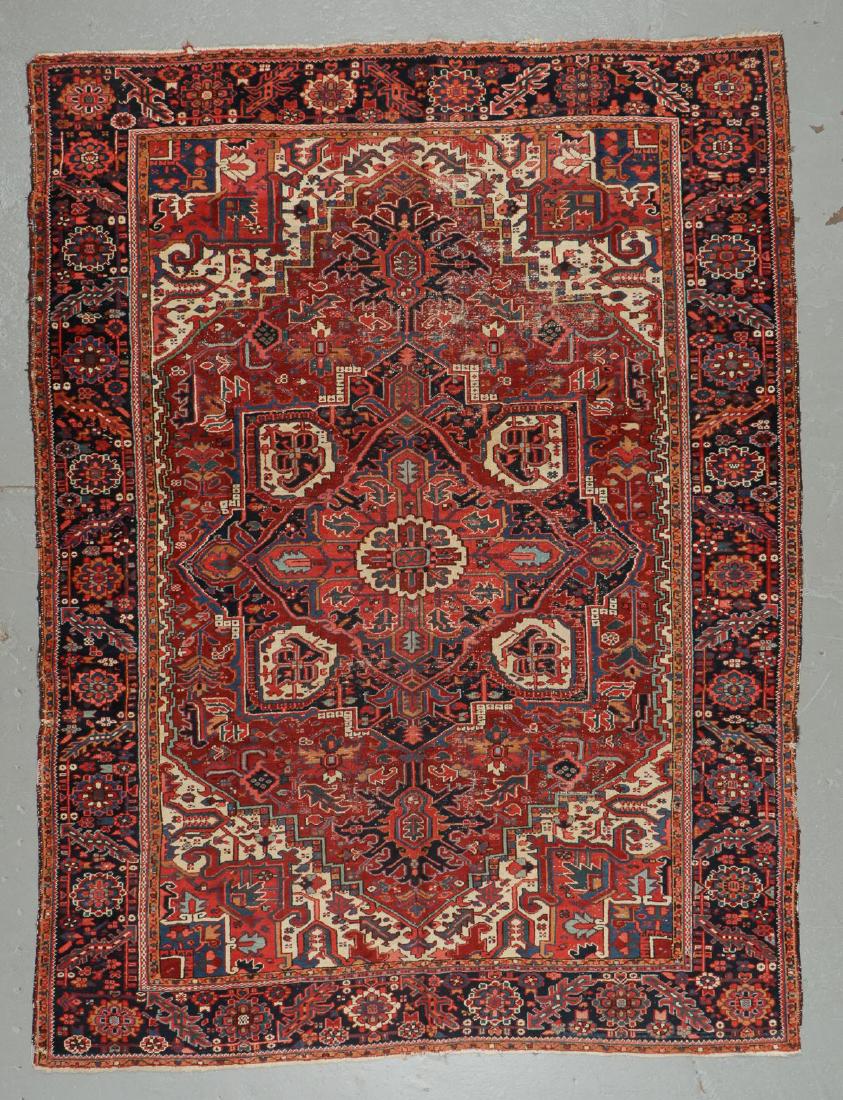 Antique Heriz Rug, Persia: 8'7'' x 11'5'' (1 of 6)