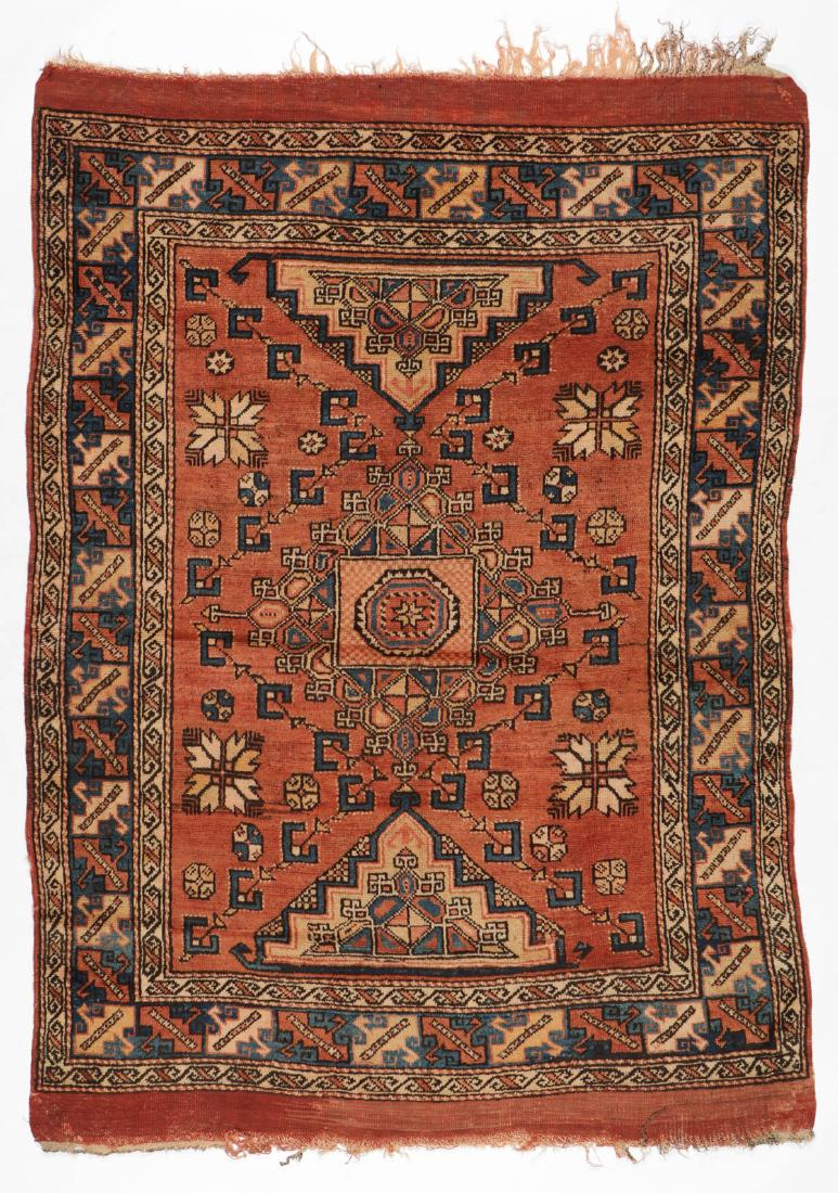 Antique Bergama Rug, Turkey: 5'3'' x 7'3'' (1 of 6)