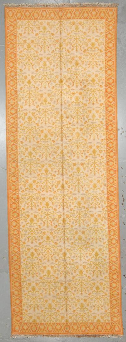 Semi-Antique Wool Spanish Rug, Spain: 8'0'' x 23'2'' (1 of 6)