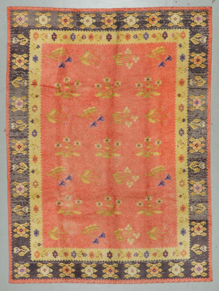 Semi-Antique Balkan or Moroccan Wool Pile Rug, Morocco:: Semi-Antique Balkan or Moroccan Wool Pile Rug, Morocco: 7'8'' x 10'4'' (234 x 315 cm). 56 lbs. Note on terms for estimating the age of an item: Antique (100+ years). Semi-Antique (50-100 years). Vinta