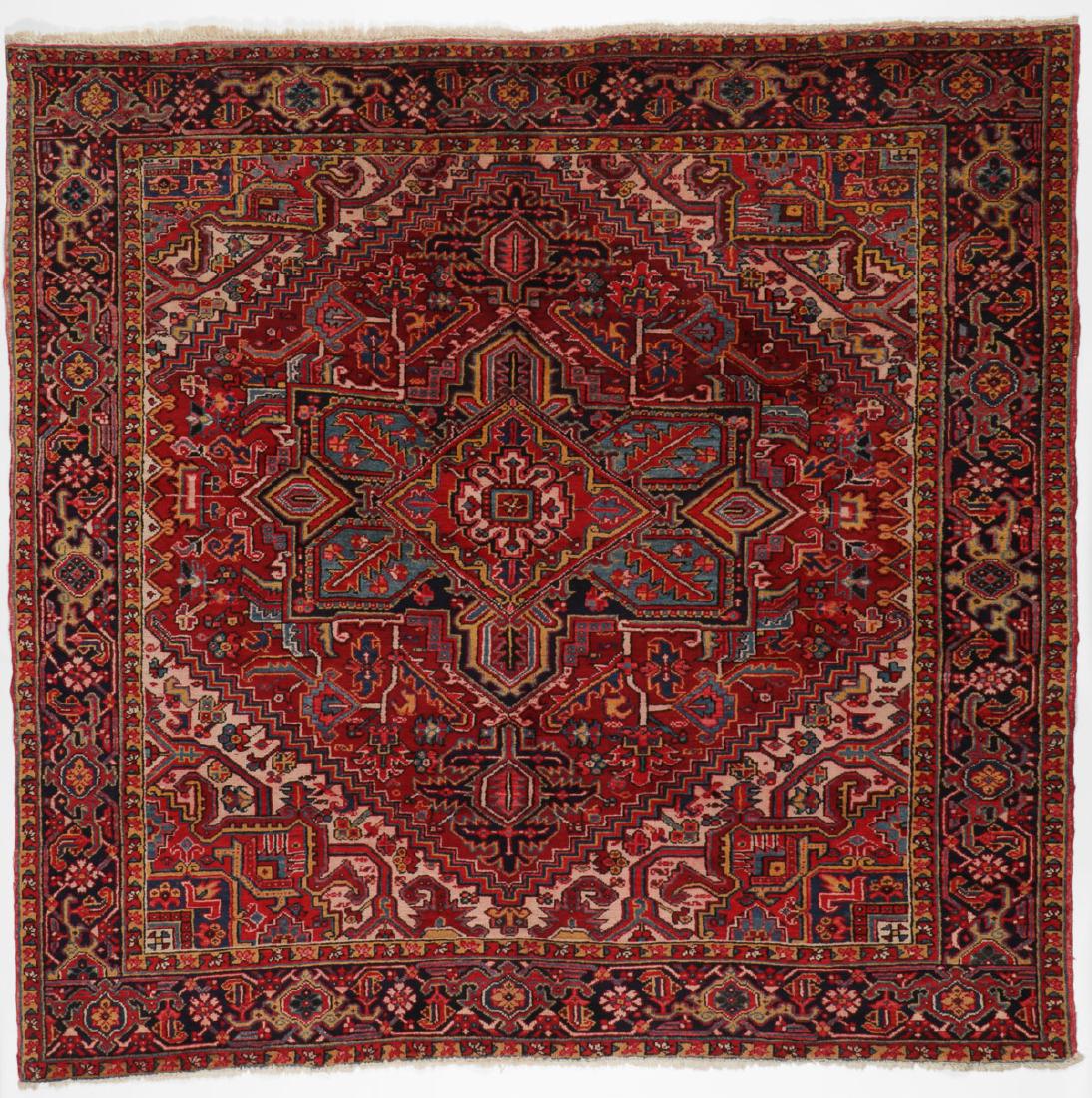 Semi-Antique Heriz Rug, Persia: 8'0'' x 7'9'' (1 of 6)
