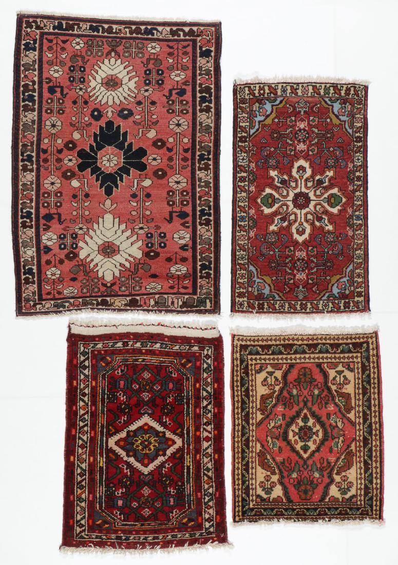 Group of 4 Vintage West Persian Small Rugs (1 of 5)