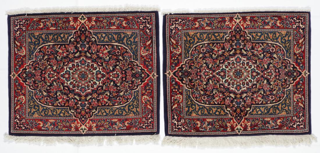 Pair of Vintage West Persian Rugs. 3'2'' x 2'9'' (1 of 5)