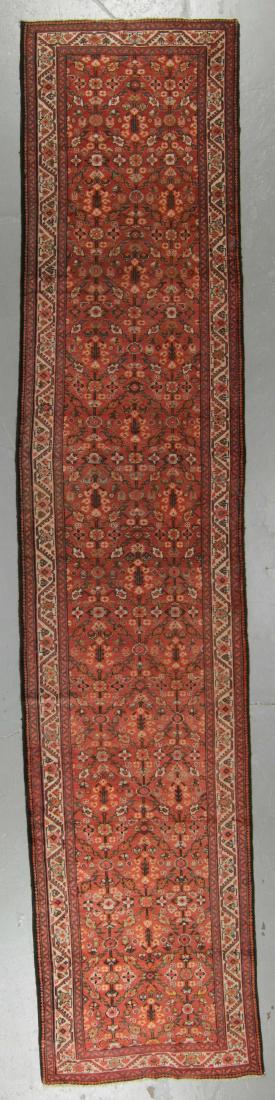Semi-Antique Mahal Rug, Persia: 3'9'' x 17'8'' (1 of 6)