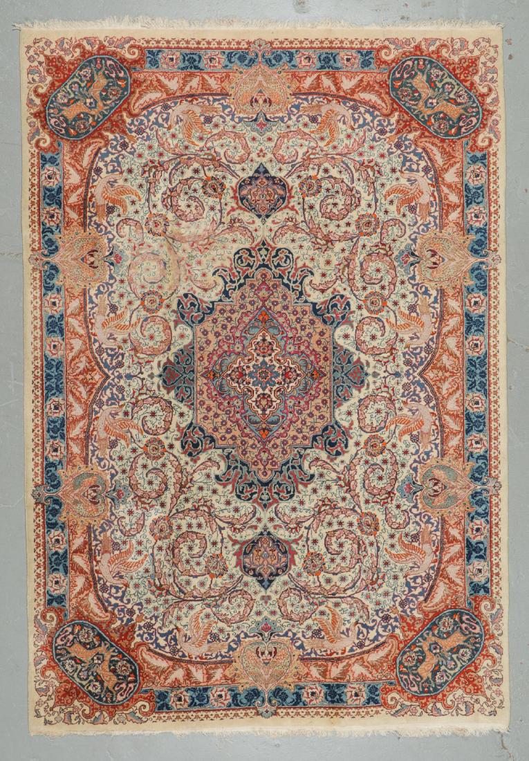 Semi-Antique Tabriz Rug, Persia: 6'7'' x 9'7'' (1 of 6)