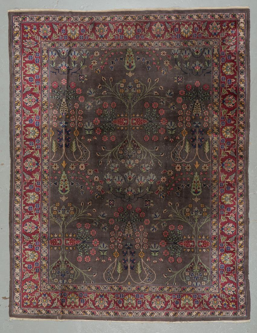 Antique Agra Rug, India: 9'0'' x 11'8'': Antique Agra Rug, India: 9'0'' x 11'8'' (274 x 356 cm). 70 lbs. Note on terms for estimating the age of an item: Antique (100+ years). Semi-Antique (50-100 years). Vintage (20-50 years). Modern (up to