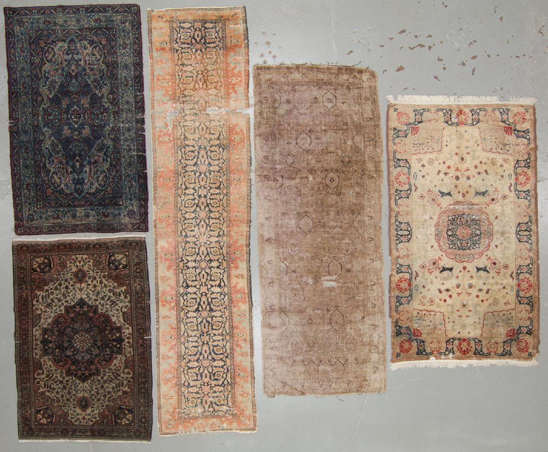5 Antique Oriental Rugs in Distressed Condition (1 of 9)