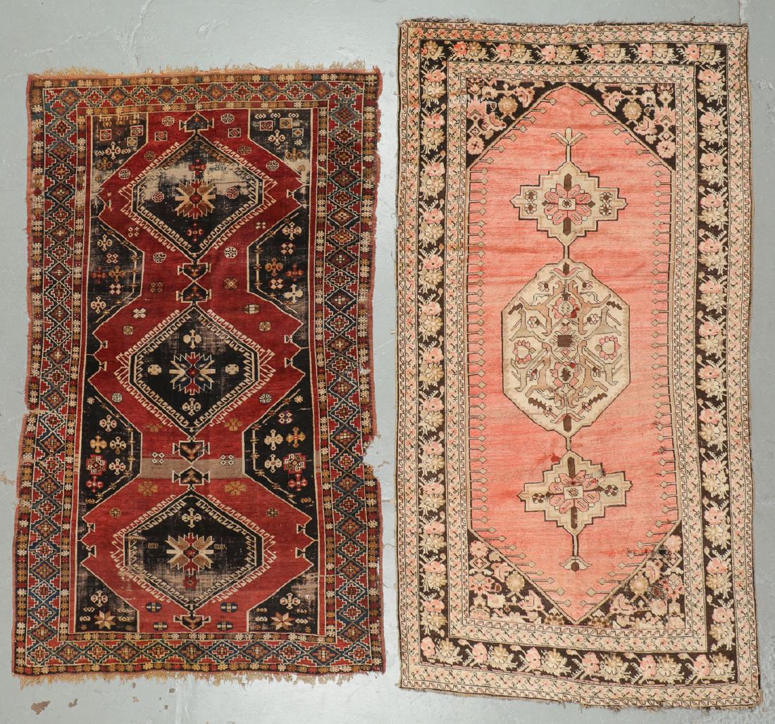 2 Antique Karabagh Rugs, Caucasus : 5'1'' x 9'10'' (1 of 5)