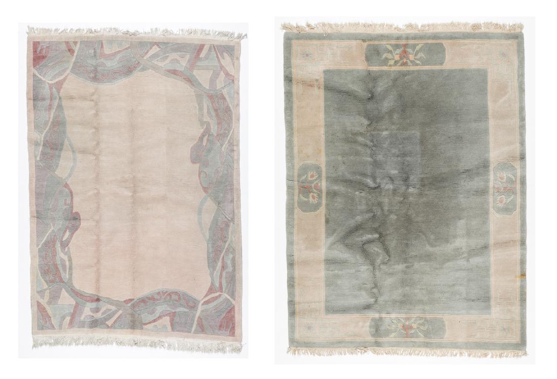 2 Vintage Tibetan Rugs, Nepal (1 of 9)