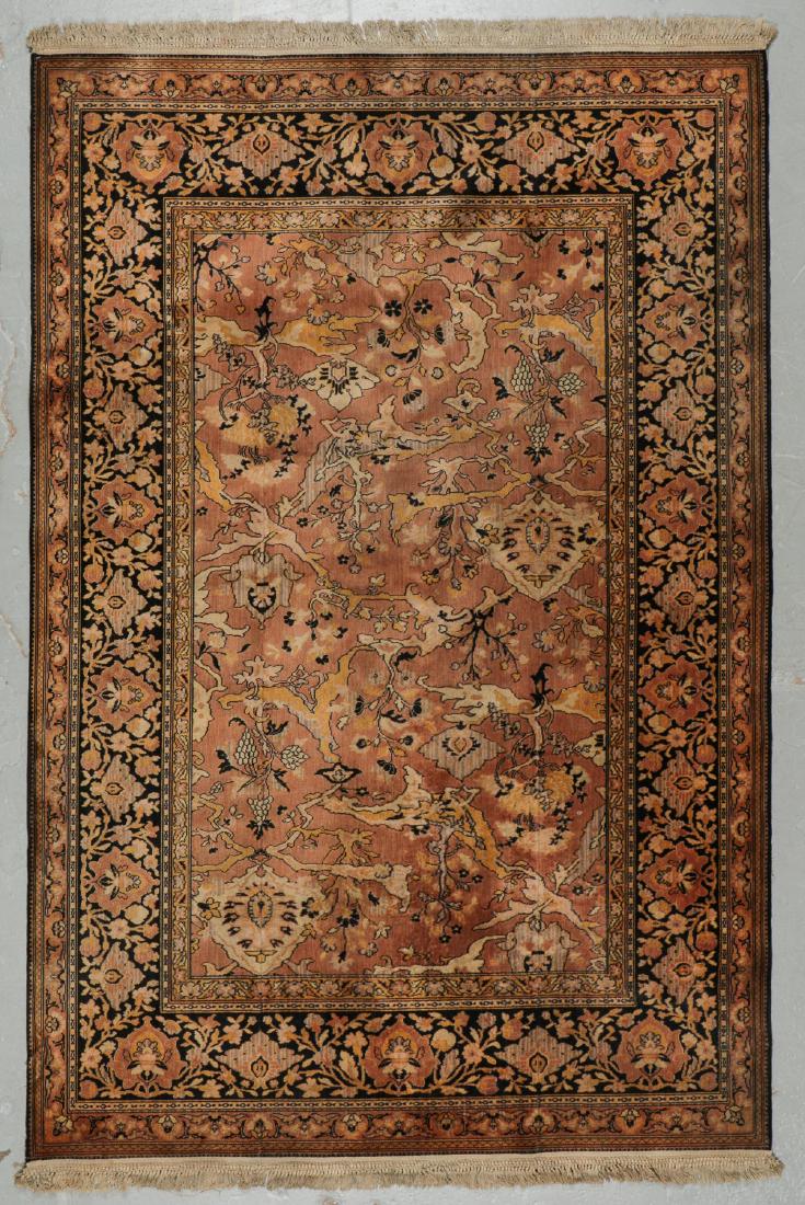 Antique Wilton Wool Rug, USA: 5'10'' x 8'10'': Antique Wilton Wool Rug, USA: 5'10'' x 8'10'' (178 x 269 cm). 26 lbs. Note on terms for estimating the age of an item: Antique (100+ years). Semi-Antique (50-100 years). Vintage (20-50 years). Modern 