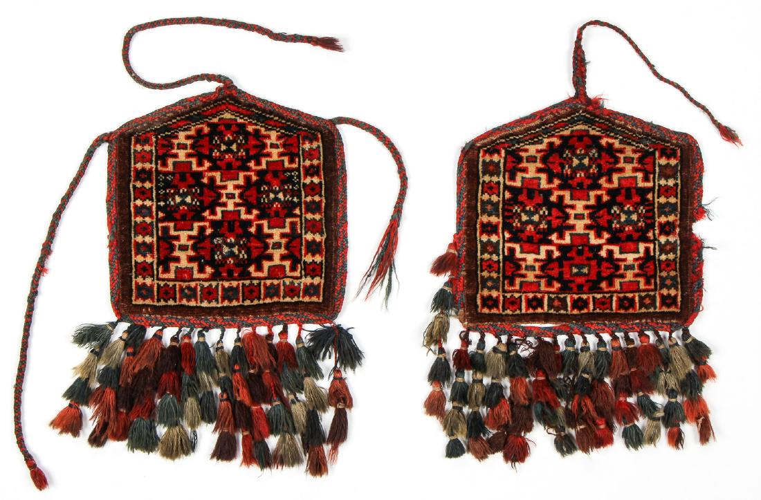 Pair of Yomud Turkmen Dizlyks/Ceremonial Camel Knee (1 of 5)