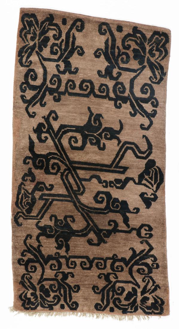 Antique Tibetan Khaden Rug, Tibet, Late 19th C (1 of 6)