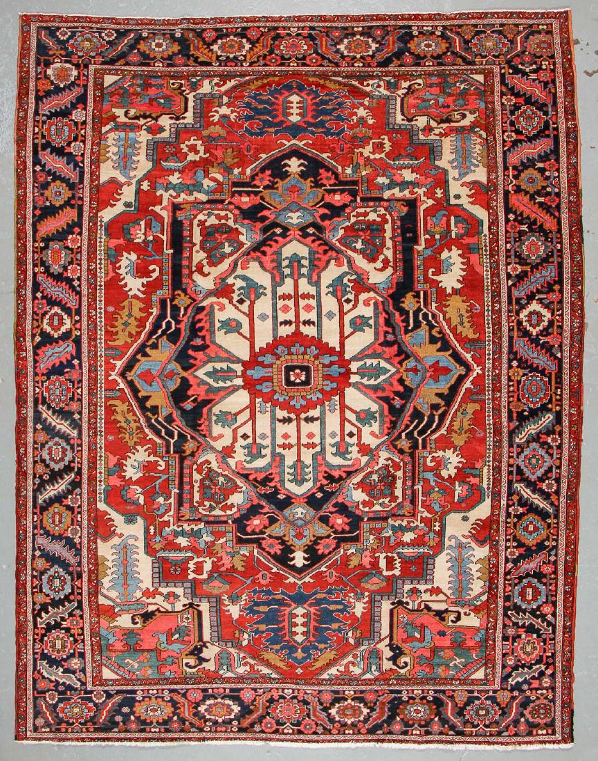Antique Serapi Rug, Persia: 9'9'' x 12'10'' (1 of 6)