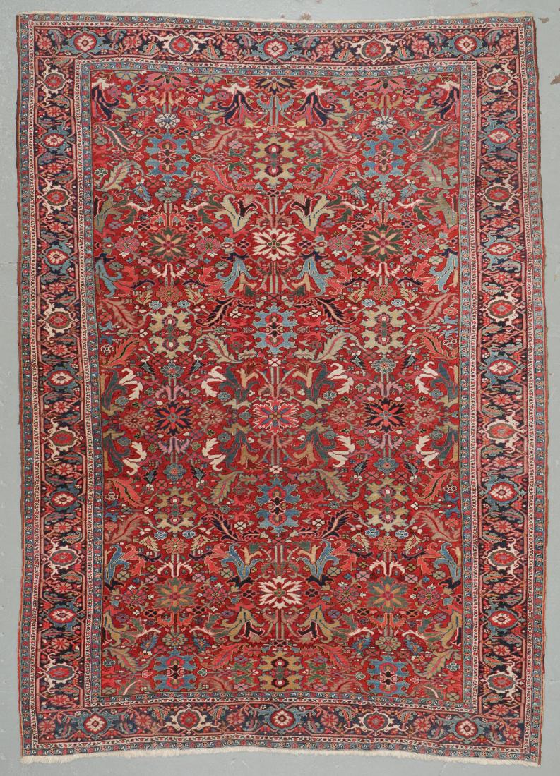 Antique Heriz Rug, Persia: 8'7'' x 12'2'' (1 of 6)