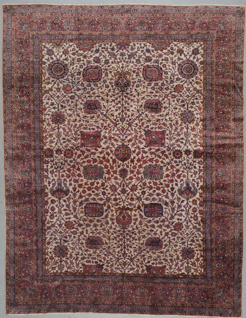Semi-Antique Indo Persian Rug, India: 9'8'' x 12'4'' (1 of 6)
