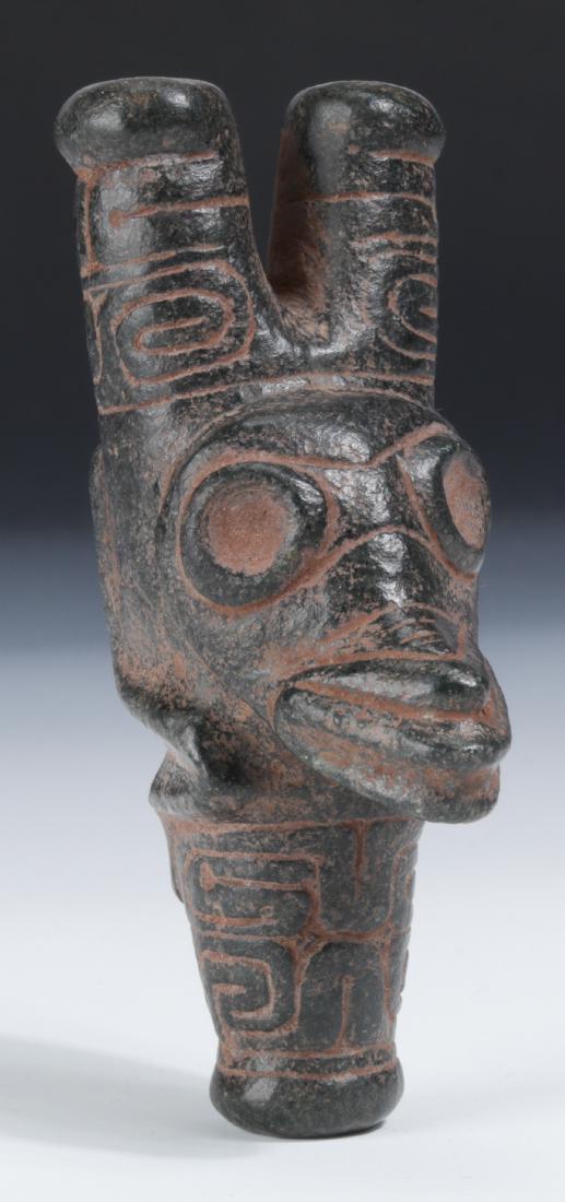 Taino Engraved Cohoba Inhaler in Human-Reptilian (1 of 7)