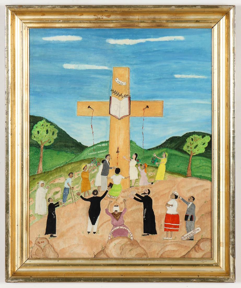 Seneque Obin (Haitian/Cap-Haitien, 1893-1977) "L'Amour (1 of 7)