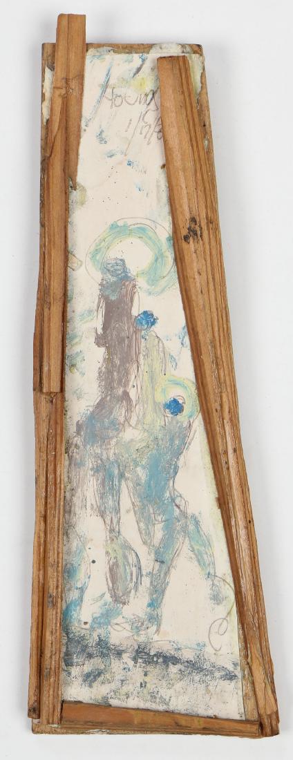 Purvis Young (1943-2010) Painting on paper (1 of 3)