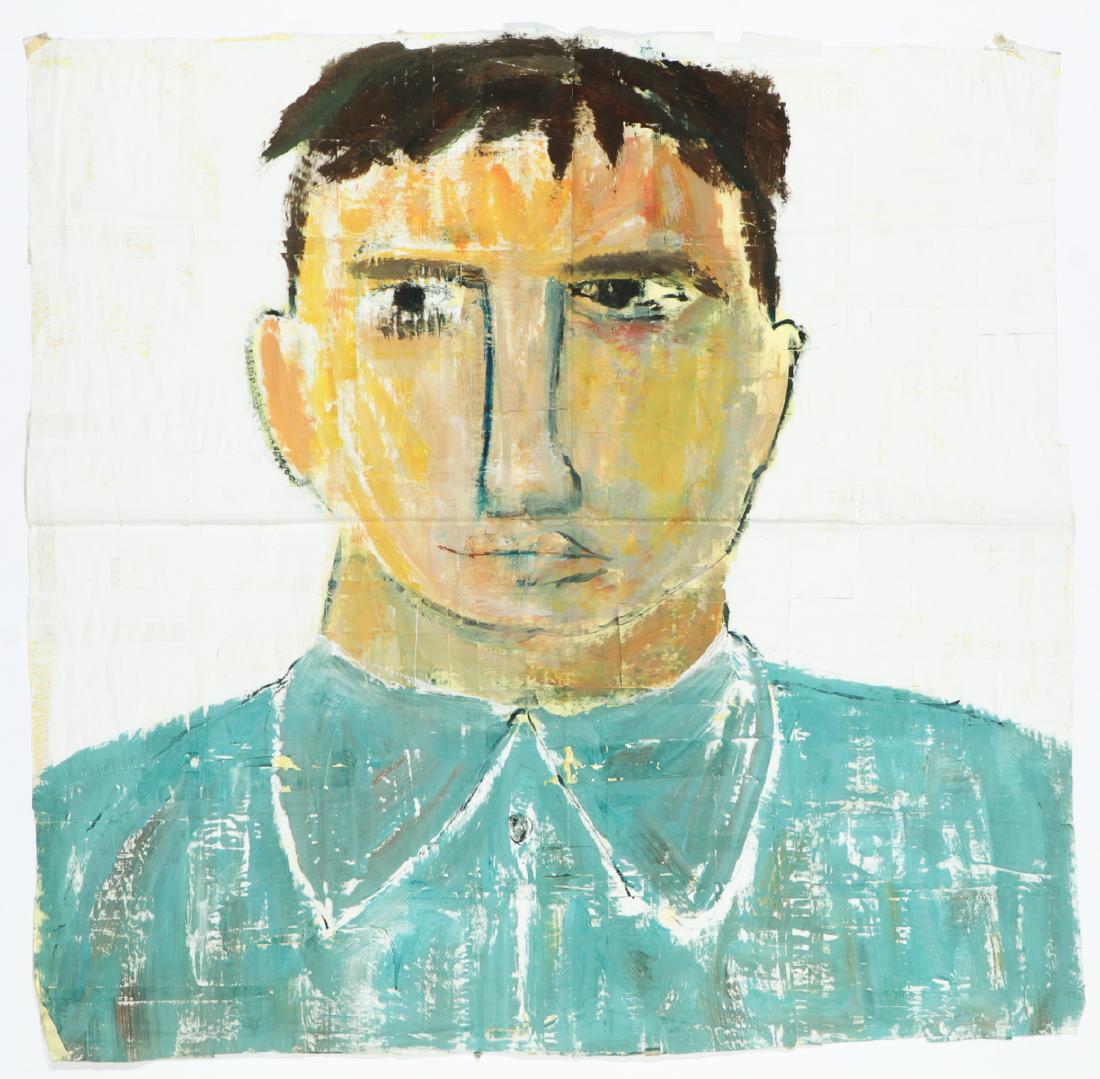 Jim Bloom (b. 1968) Mixed Media Painting (1 of 2)