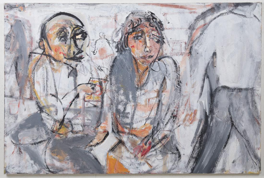 Jim Bloom (b. 1968) Mixed Media Painting (1 of 3)