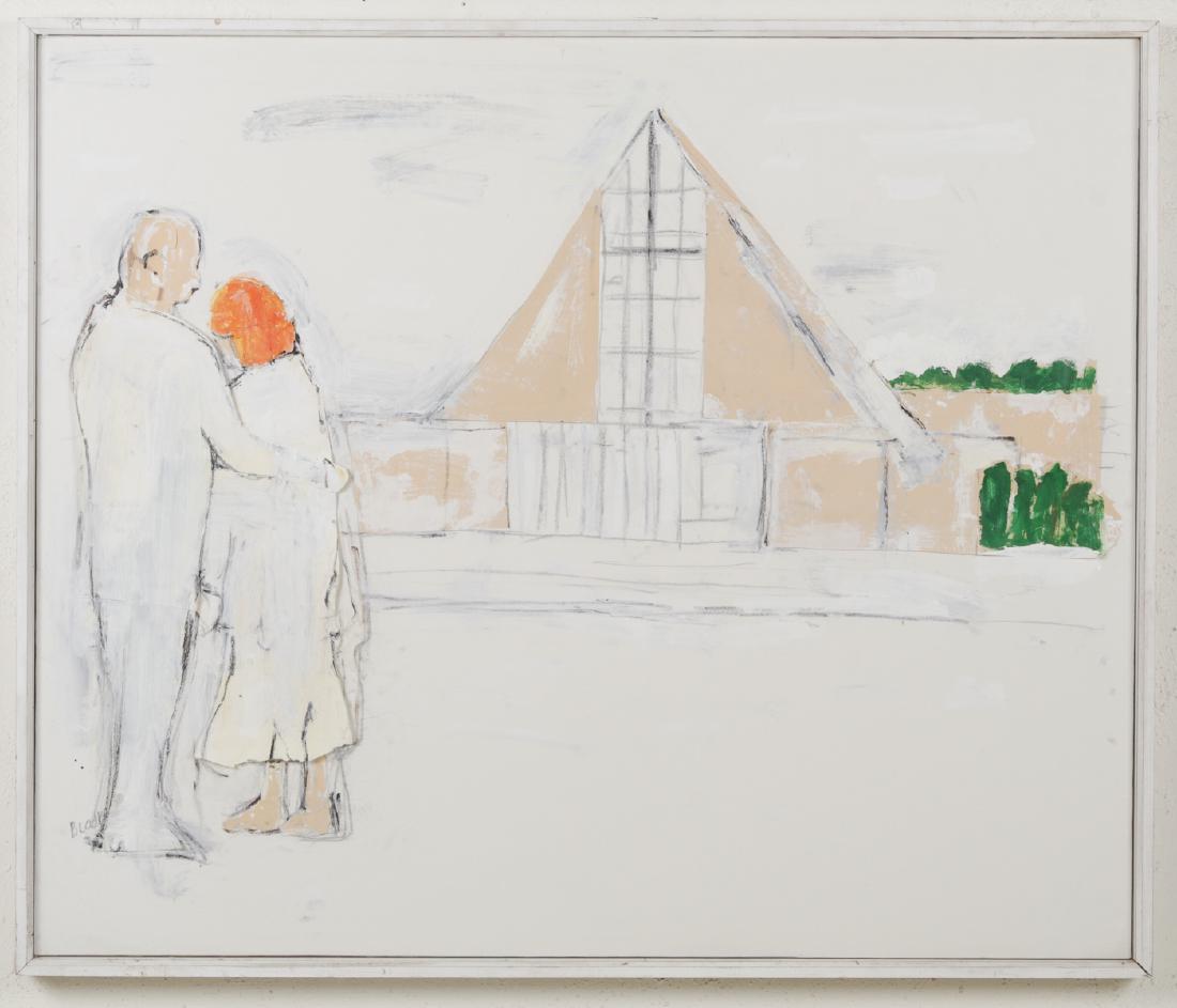 Jim Bloom (b. 1968) Mixed Media Painting (1 of 3)