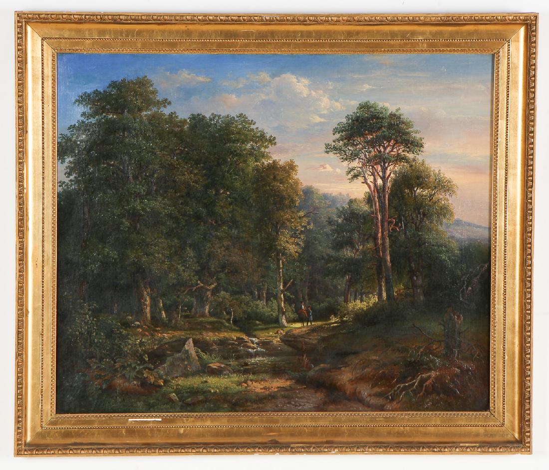 European School (19th c.) Landscape signed  "G. M’âyer (1 of 3)