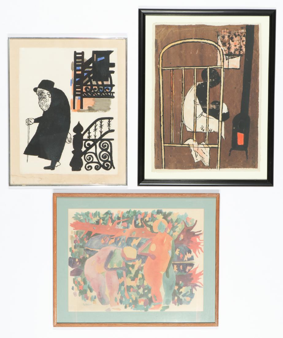 Gregorio Prestopino (1907-1984) Two Serigraphs and (1 of 7)